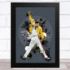 Freddie Mercury Grunge Celeb Wall Art Print