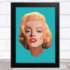 Marilyn Monroe Polygon Celeb Wall Art Print