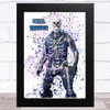 Splatter Art Gaming Fortnite Skull Trooper Kid's Room Children's Wall Art Print