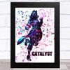 Splatter Art Gaming Fortnite Catalyst Kid's Room Children's Wall Art Print