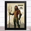 Aquaman Gaming Comic Style Kids Fortnite Skin Children's Wall Art Print