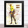 Splatter Art Gaming Fortnite Agent Peely Kid's Room Children's Wall Art Print