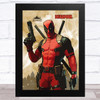 Deadpool Gaming Comic Style Kids Fortnite Skin Children's Wall Art Print