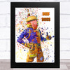 Splatter Art Gaming Fortnite Beef Boss Kid's Room Children's Wall Art Print