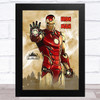 Iron Man Gaming Comic Style Kids Fortnite Skin Children's Wall Art Print