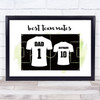 Dad team Mates Football Shirts White Personalised Father's Day Gift Print Dad team Mates Football Shirts White Personalised Father's Day Gift Print