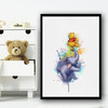 Winnie The Pooh And Lumpy Wall Art Print