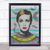 Twiggy Abstract Wall Art Print