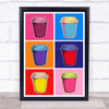 Coffee Take Out Cups X6 Pop Art Wall Art Print