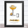 Pornstar Martini Cocktail Wall Art Print