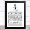 Line Of Duty Hastings Famous Quotes Wall Art Print