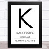 Kandersteg Switzerland Wall Art Print