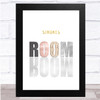 Room Tainted Gold Pattern Any Name Personalised Wall Art Print