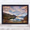 Morning Delight At Lake Hawea Mountains Sky Sunrise New Zealand Wall Art Print