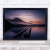 Mystic Fuji Japan Fujisan Surreal Fog Mist Sunrise Dreamy Wall Art Print
