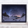 Night sky Astronomy Universe Galaxy Milky Way Stars Starry Wall Art Print