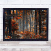 Painting Forest Autumn Wall Art Print