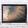 Signs of Autumn Light Rays Ray Beam Fog Wall Art Print