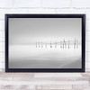 Smooth Pier Jetty Bridge Water Wall Art Print