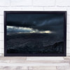 Storm Over Alburquerque Thunder Rain Thunderstorm Cloud Sky Wall Art Print