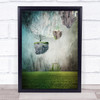 The Islands Of Oblivion Edited Surreal Fantasy Rock Rocks Tree Birds Art Print