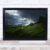 The Storr Scotland Scenic Rock Sky Mountain Hill View Wall Art Print