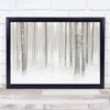 Winterforest in Sweden Forest Woods Snow Cold Wall Art Print