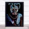 Mursi Woman Painted Paint Face Painting Body Wall Art Print