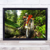 Carpath Enduro Motorcycle Race Action Wheel Tyre Helmet Sport Wall Art Print