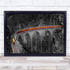 Ghost Rider Train Viaduct Bridge Winter Transportation Alps Mountain Art Print