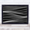 Abstract Lines Rhythm Graphic Curves Waves Pattern Wall Art Print