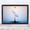 Colour Water Drop Splash Liquid Drops Wall Art Print