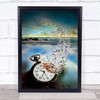 The Vanishing Time Manipulation Vanish Clock Watch Pocket Wall Art Print