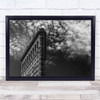 NYC Flatiron Architecture NYC USA City Clouds Building Wall Art Print