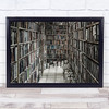 Reading Stuff Shelf Shelves Book Bookshop Shop Store Library Books Art Print