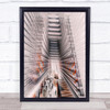 Sand Singapore Helix bridge Abstract Urban City Street Sands Art Print