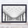 The Museum Circle Arch Arches Ceiling Doha Qatar Wall Art Print