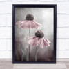 Duet Helenium Sneezeweed Pink L Flowers Texture Flower Soft Wall Art Print