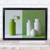 Empty Vases Flower Green Vase Porcelain L Flowers Wall Art Print