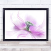 Flow Flower Pink Purple Wall Art Print