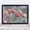 Softly Flower Blossom Bloom Pink Poppy Papaver Lens baby Painterly Art Print