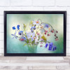 Spring Treasures Flowers Flower Bouquet Vase Pastel Wall Art Print