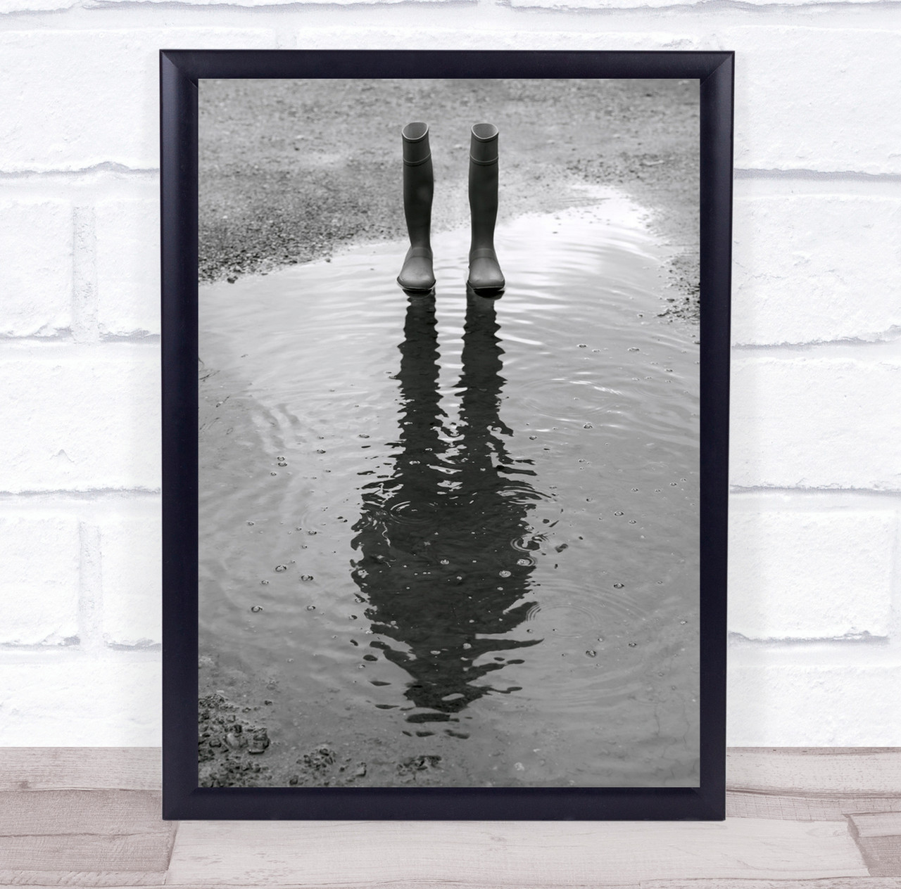 Wall　Art　Print　boots　Life　reflection　Art　Wall　wellington　Of　Traces　Wild