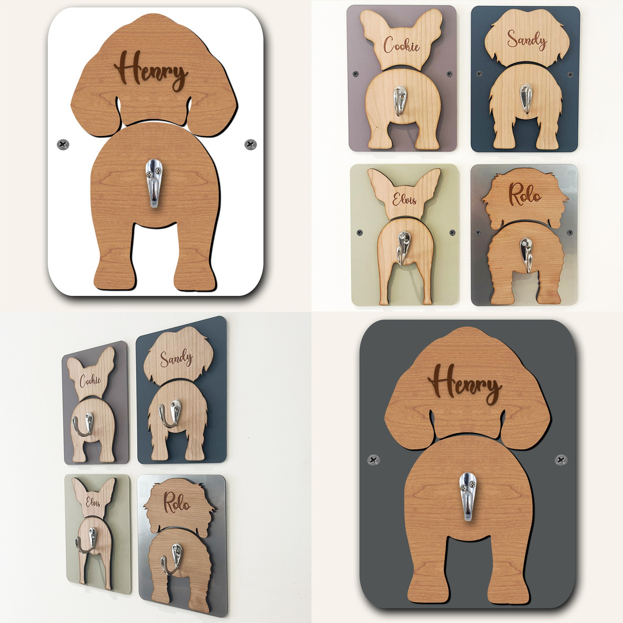 English Springer Spaniel Dog Lead Holder Leash Hook Any Colour