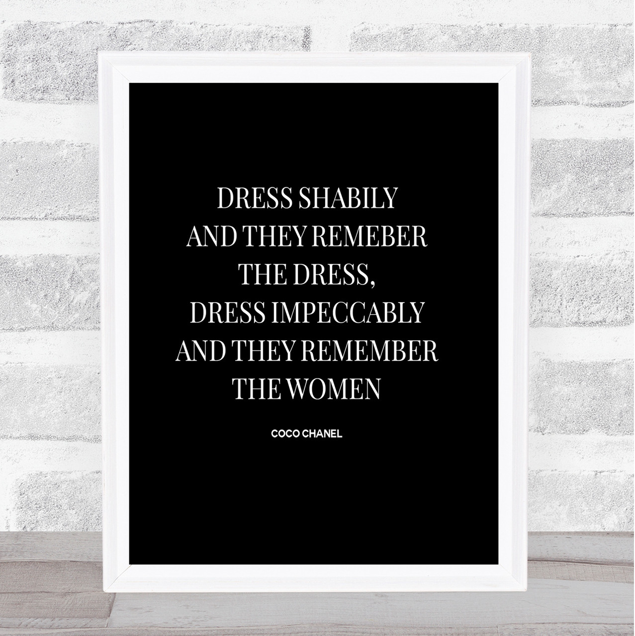 Coco chanel deals black dress quote