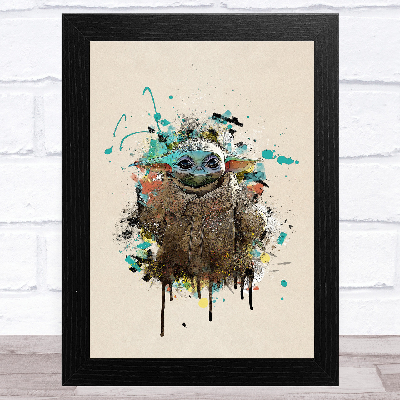 The Child baby Yoda / Cute Star Wars Art Decor 