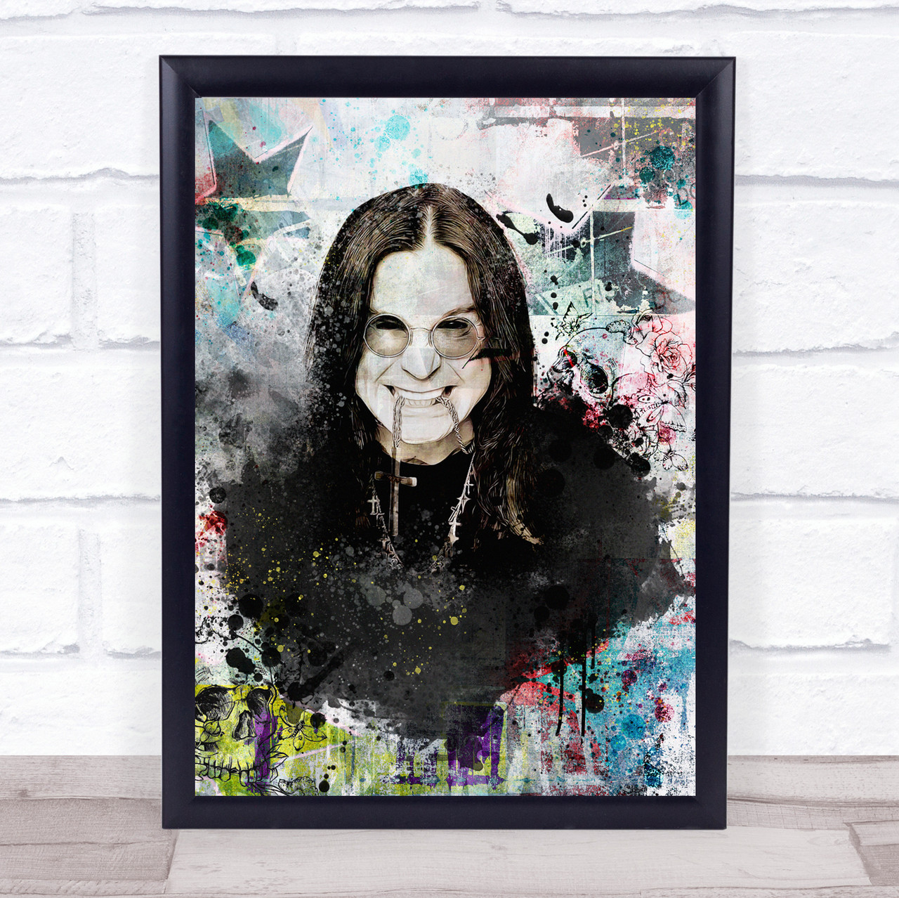 Ozzy Osbourne Canvas Decorative Collectible Printing Painting