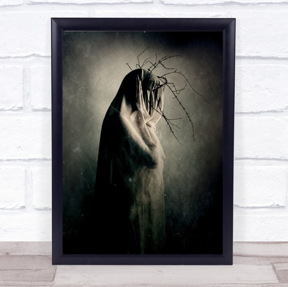 Shadows Emotion Feeling Ghost Twigs Thriller Mystery Mysterious Wall Art Print
