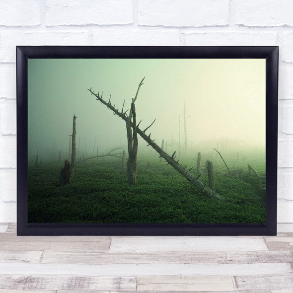 Beautiful Rot Decay Dead Mist Fog Haze Degeneration Withered Wither Art Print