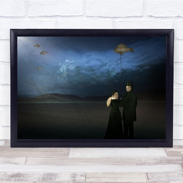 Underwater world Creative Edit Edited Montages Composites Duo Wall Art Print